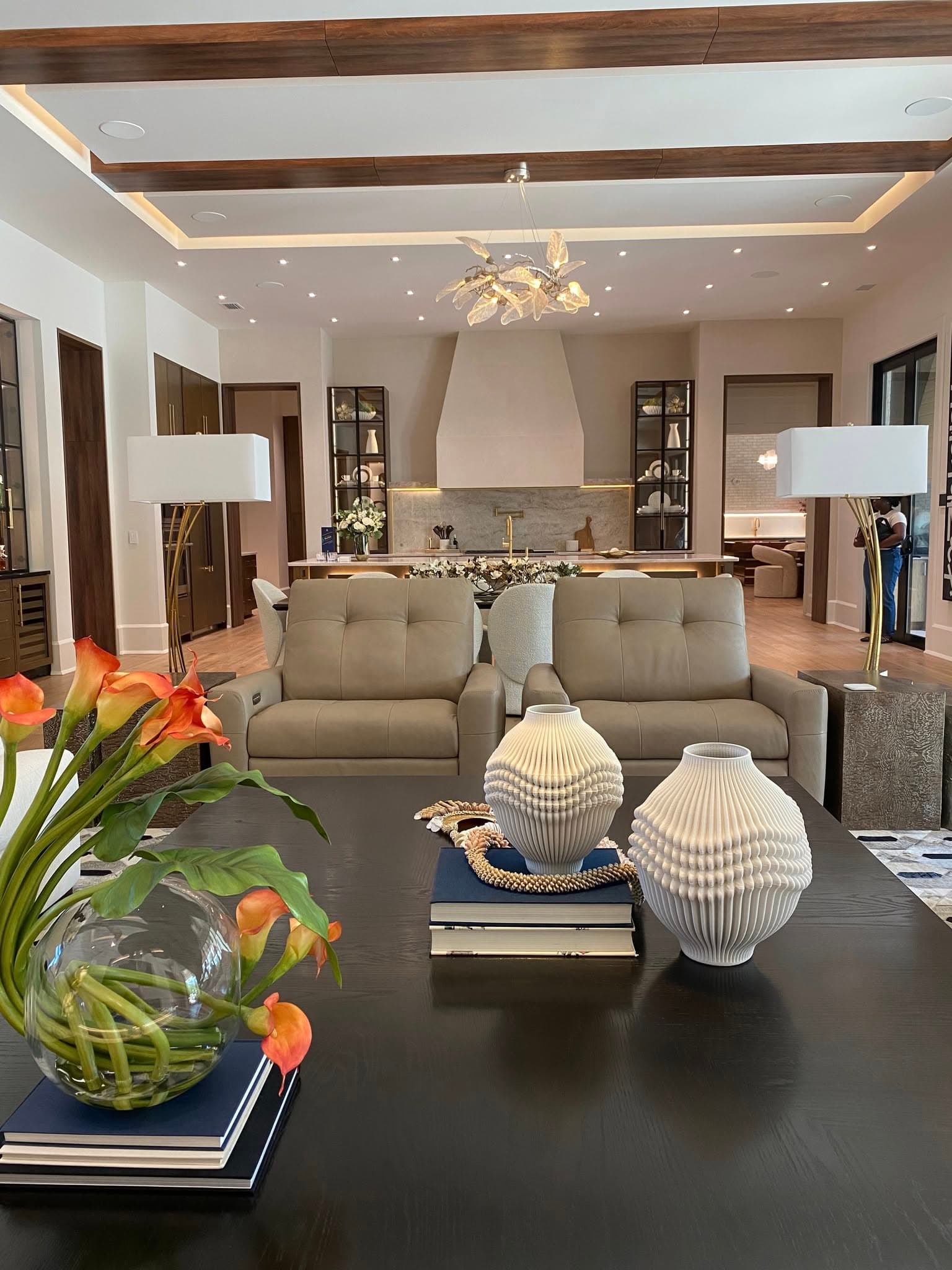 O'Carroll Custom Cabinets — luxury kitchen and living space